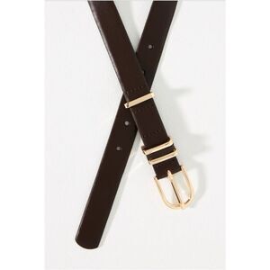 NEW Anthropologie Brown Basic Keeper Leather Belt XS, Small, Medium, Large or XL